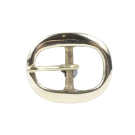 1 Inch 25mm Brass Oval Belt Buckle