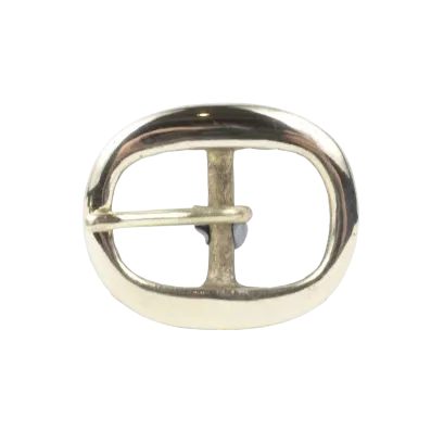 1 Inch 25mm Brass Oval Belt Buckle