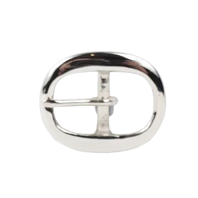 1 Inch 25mm Silver Oval Belt Buckle