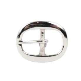 1 Inch 25mm Silver Oval Belt Buckle