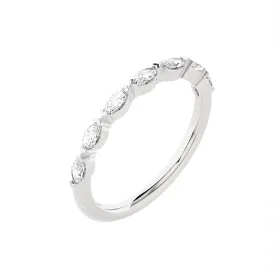 1/4 ctw Marquise Lab Grown Diamond Anniversary Ring