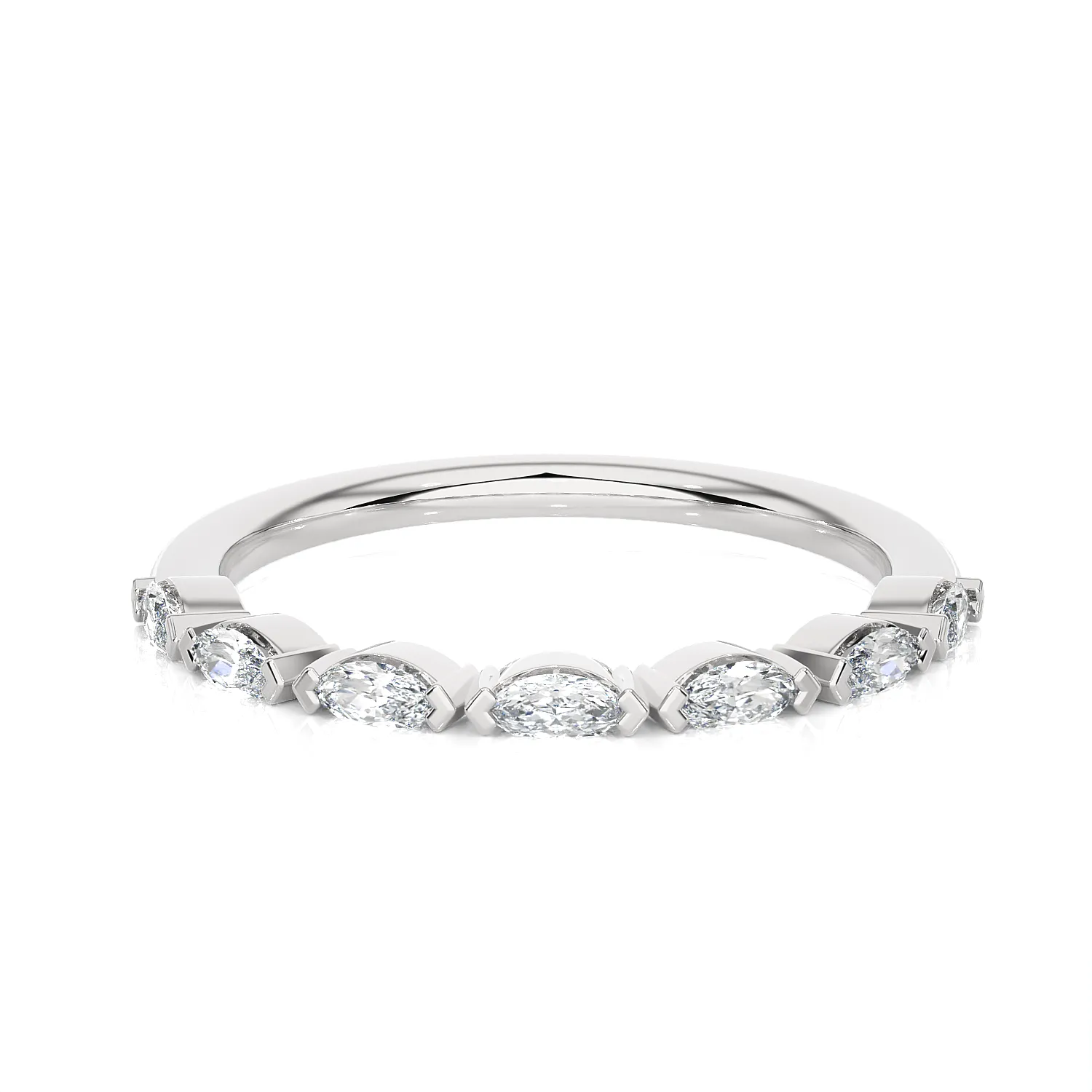 1/4 ctw Marquise Lab Grown Diamond Anniversary Ring