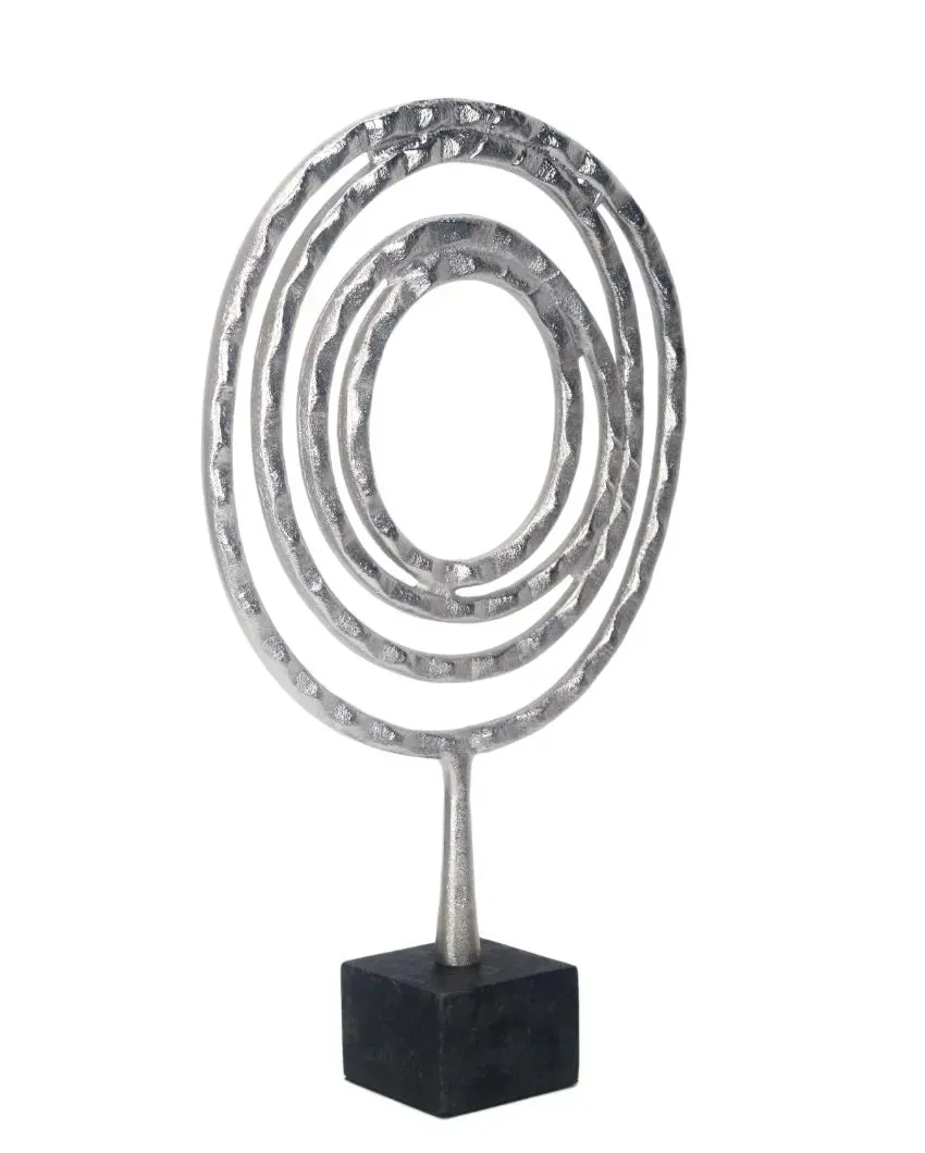 Alchemy Silver Aluminum Decor Sculpture