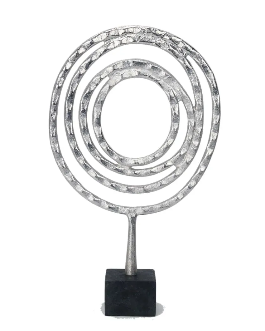 Alchemy Silver Aluminum Decor Sculpture