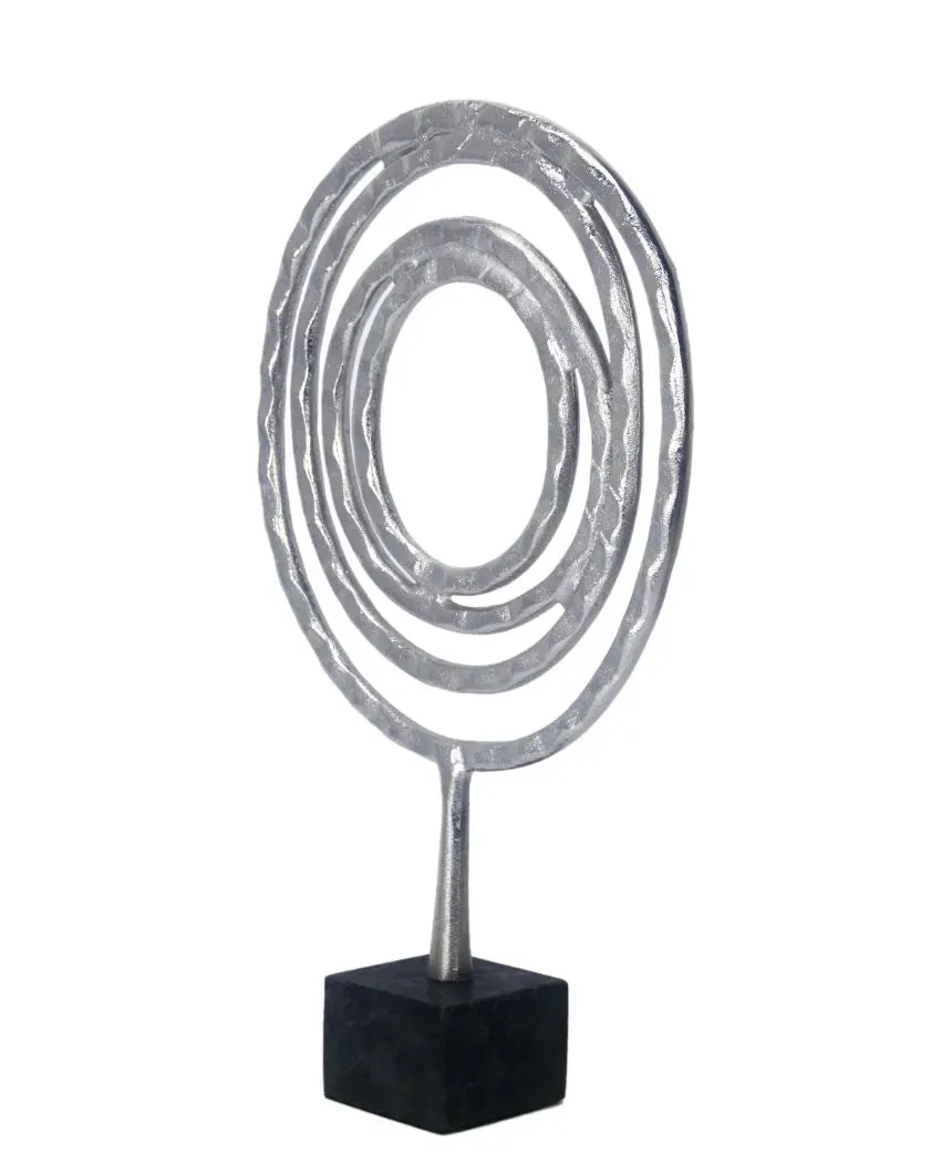 Alchemy Silver Aluminum Decor Sculpture