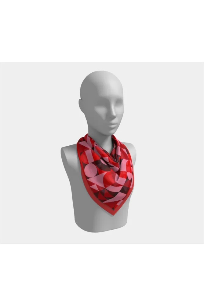 Bauhaus Valentine Square Scarf