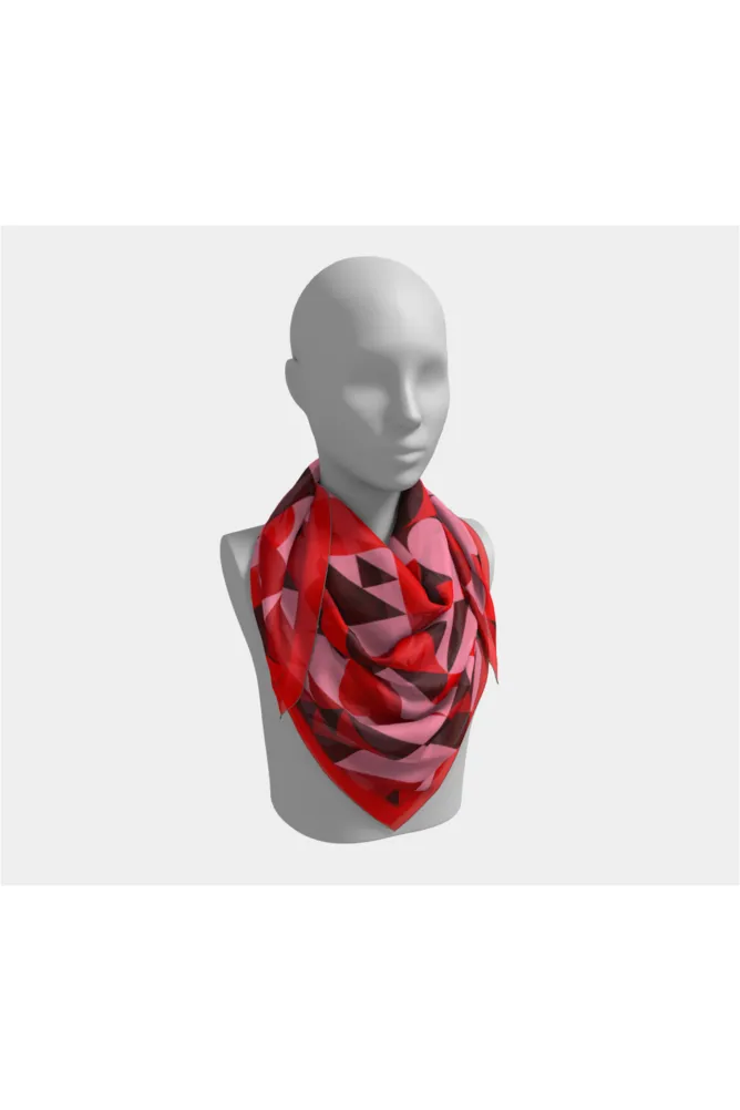 Bauhaus Valentine Square Scarf