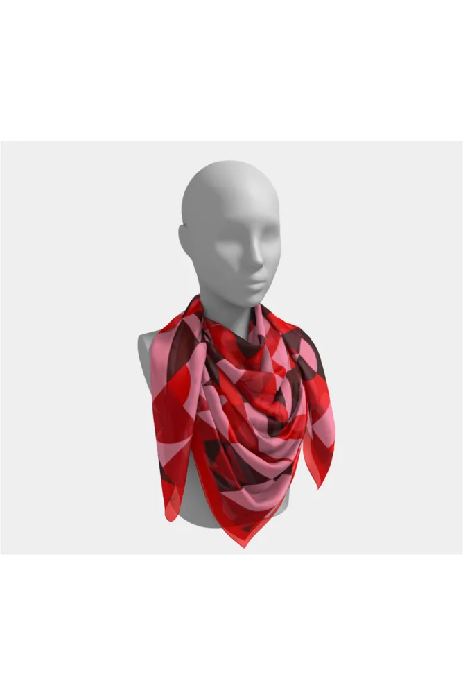 Bauhaus Valentine Square Scarf