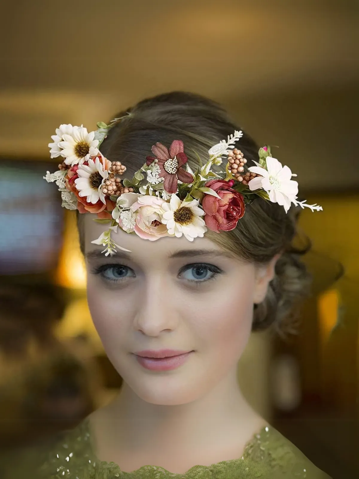 Bohemian Wildflower Crown Headband