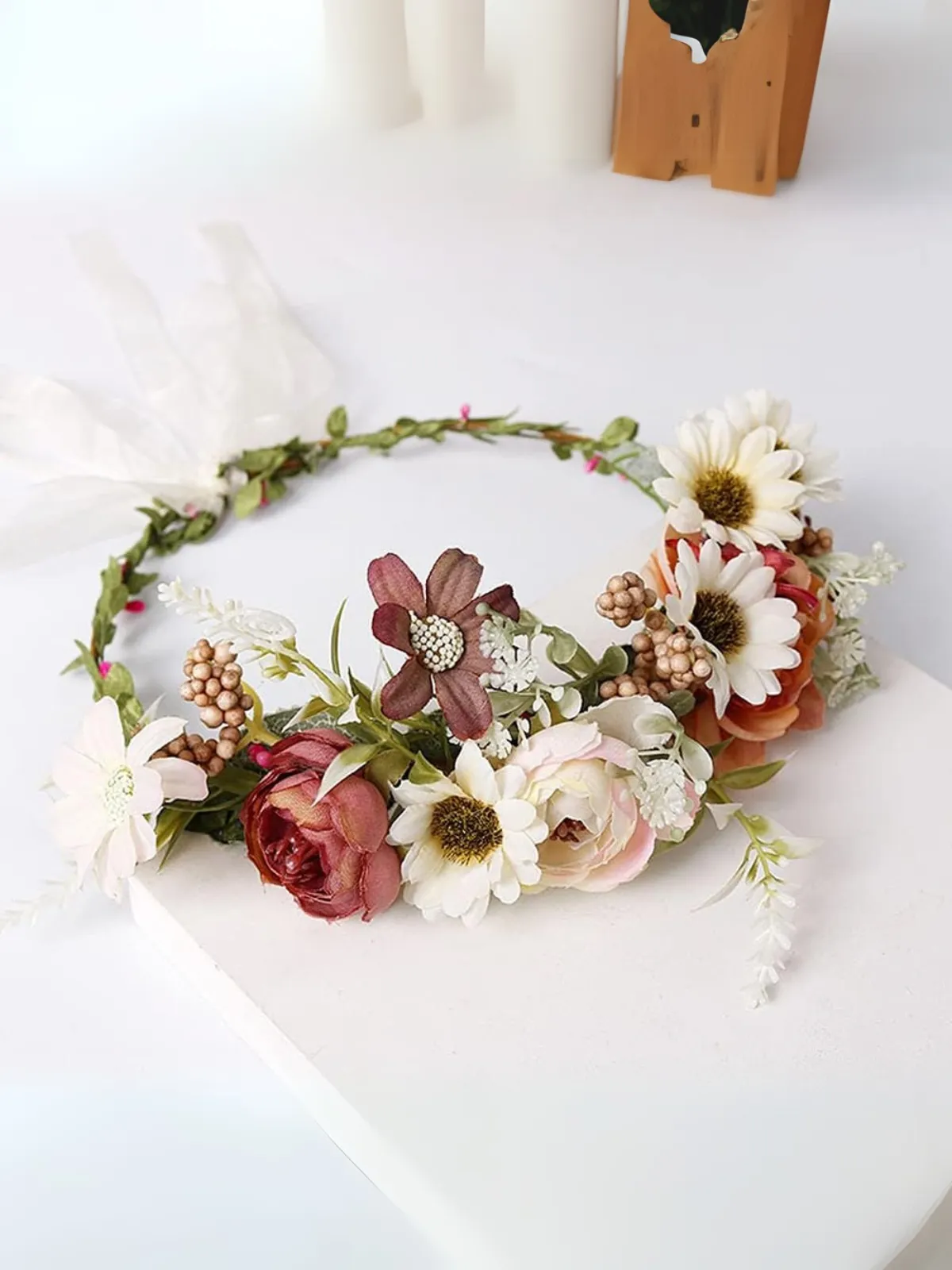 Bohemian Wildflower Crown Headband