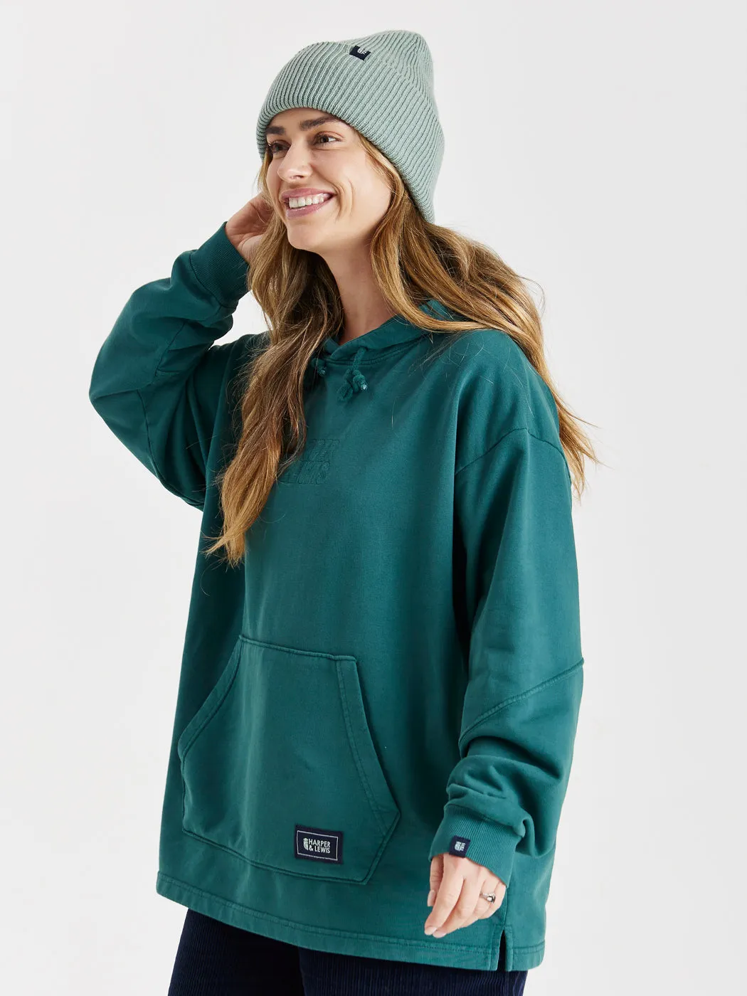 Camille Hoodie Dark Green