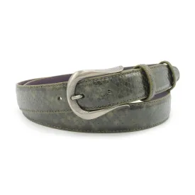 Camouflage Narrow Viper Effect Prong Belt