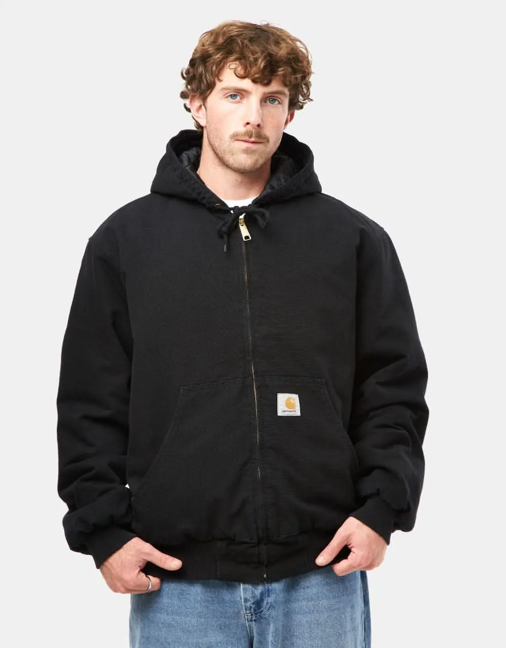 Carhartt WIP OG Active Jacket - Black (Aged Canvas)