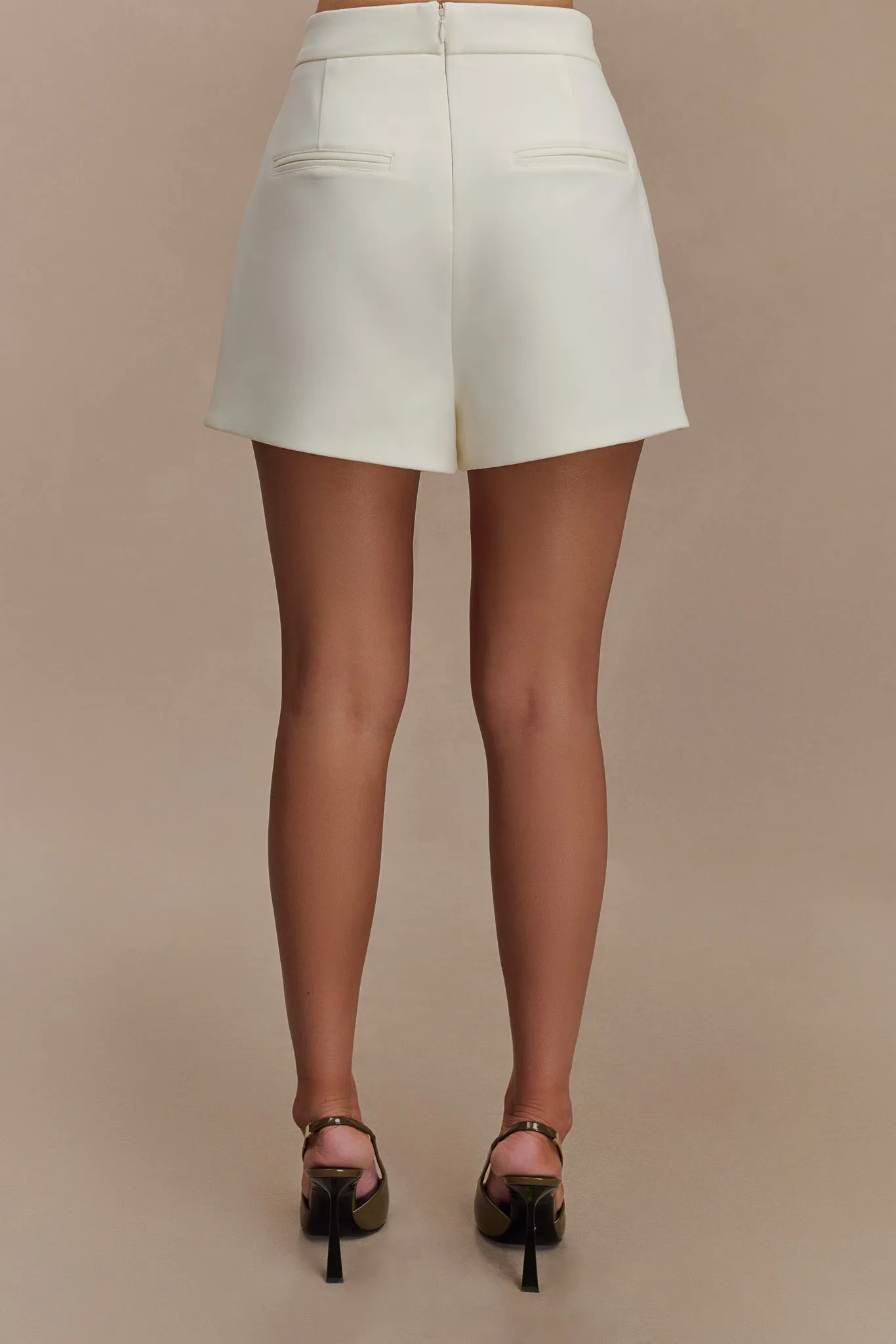 Celene Buckle Skort - Ivory