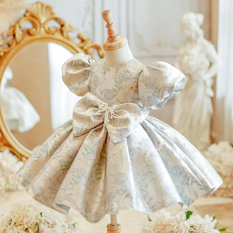 Charming Kids Couture Dress Fairytale Inspired Floral Dress