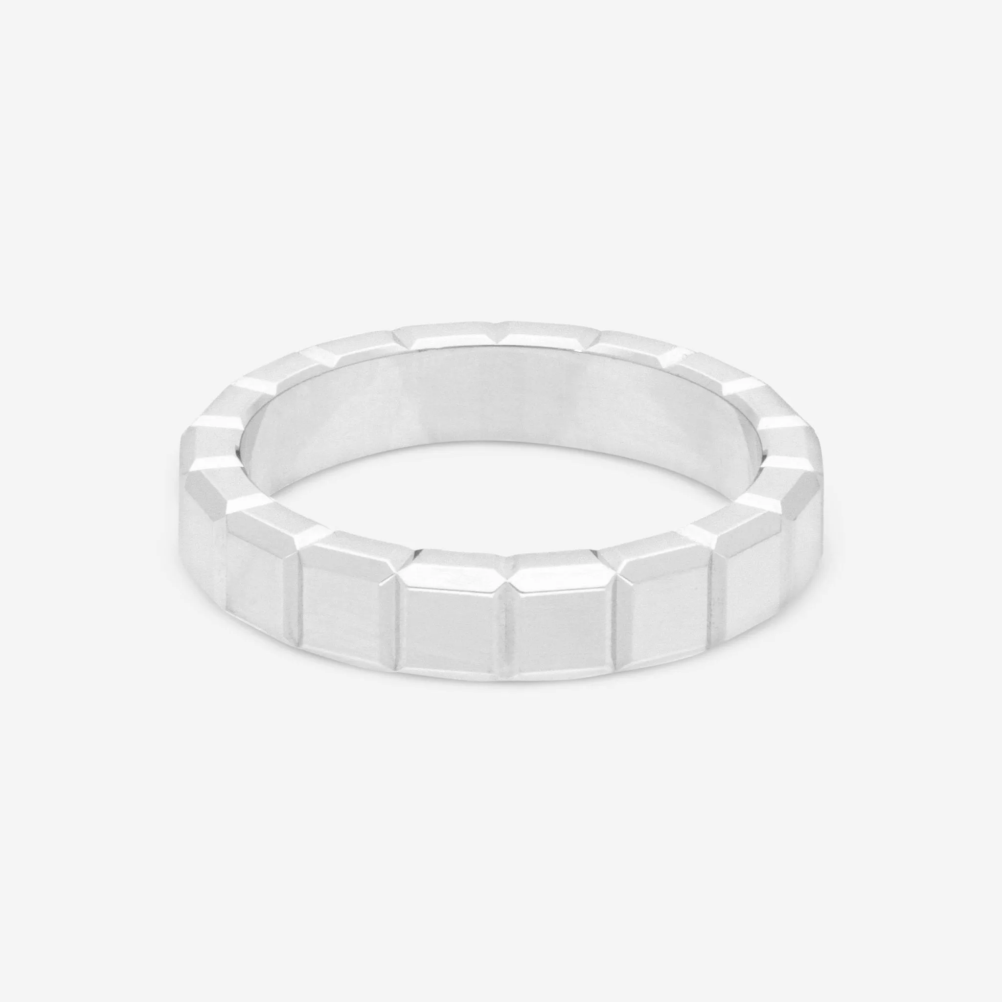 Chopard Ice Cube 18K White Gold Band Ring 829834-1010