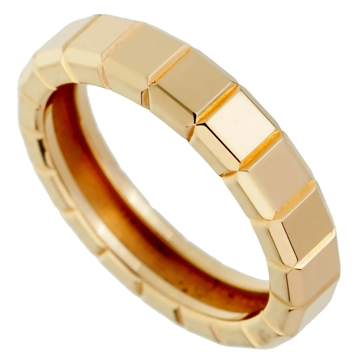 Chopard Ice Cube Rose Gold Band Ring Size 6 3/4