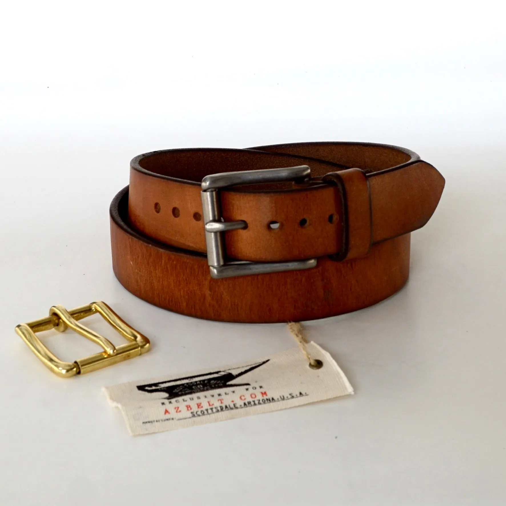 CLASSIC NARROW 1.25” MOCHA Leather Belt