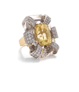 Crystal Cascade Ring