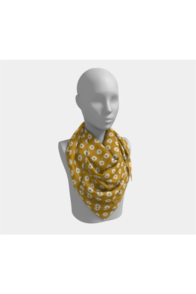 Daisy Dots Square Scarf