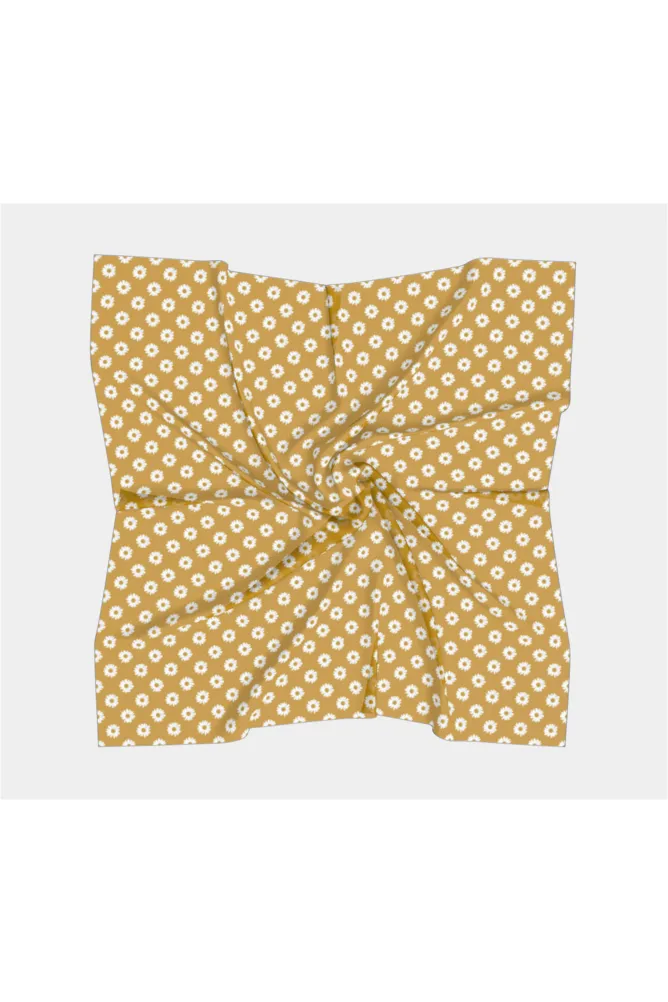 Daisy Dots Square Scarf