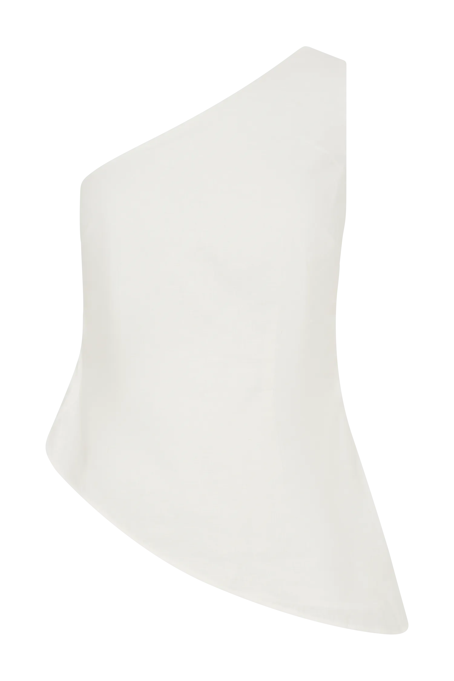 Dora Linen One Shoulder Top - Ivory