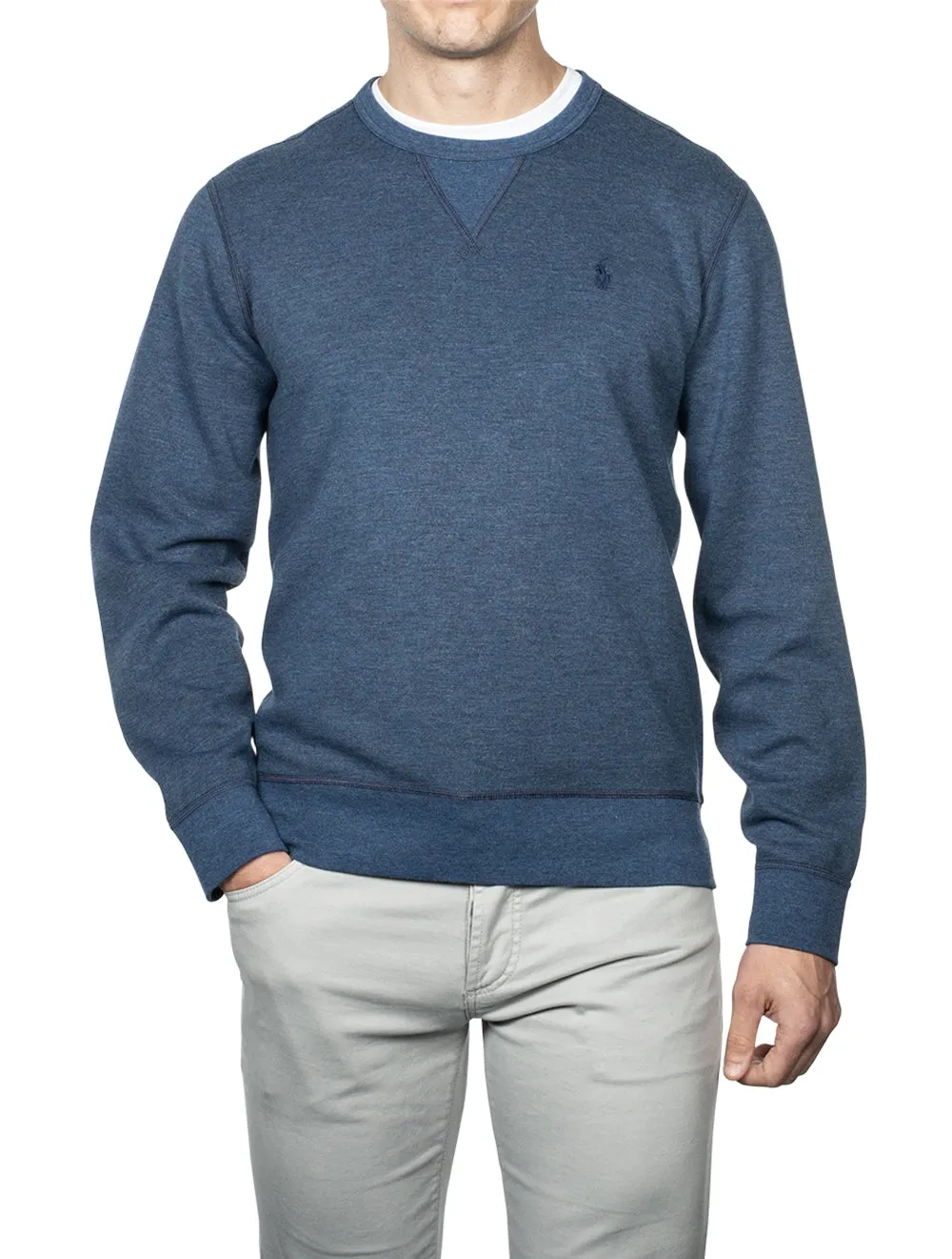 Double-Knit Sweatshirt Blue