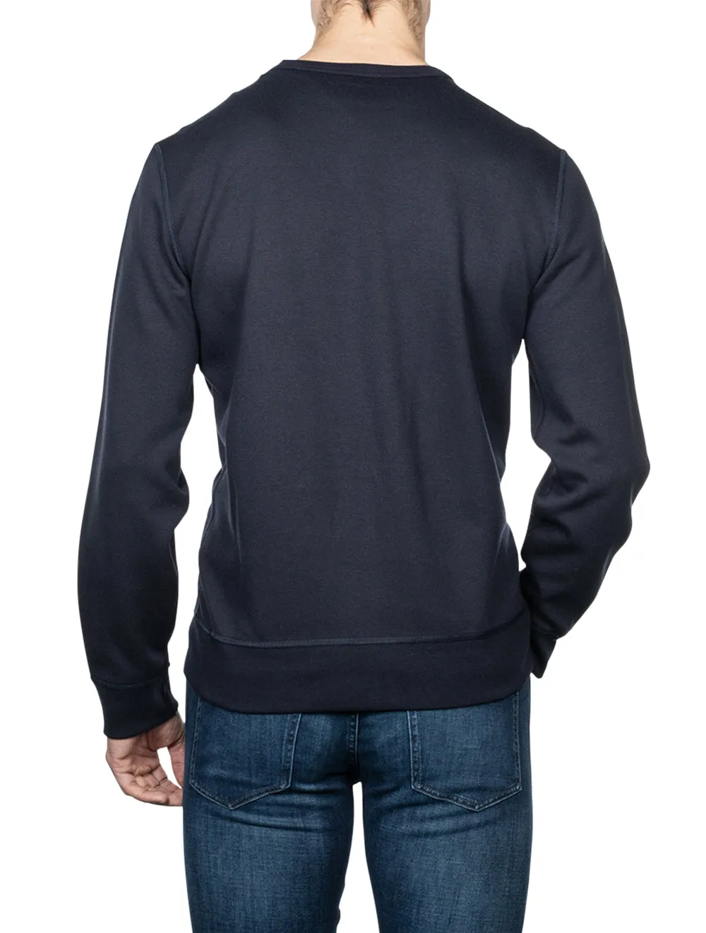 Double-Knit Sweatshirt Navy