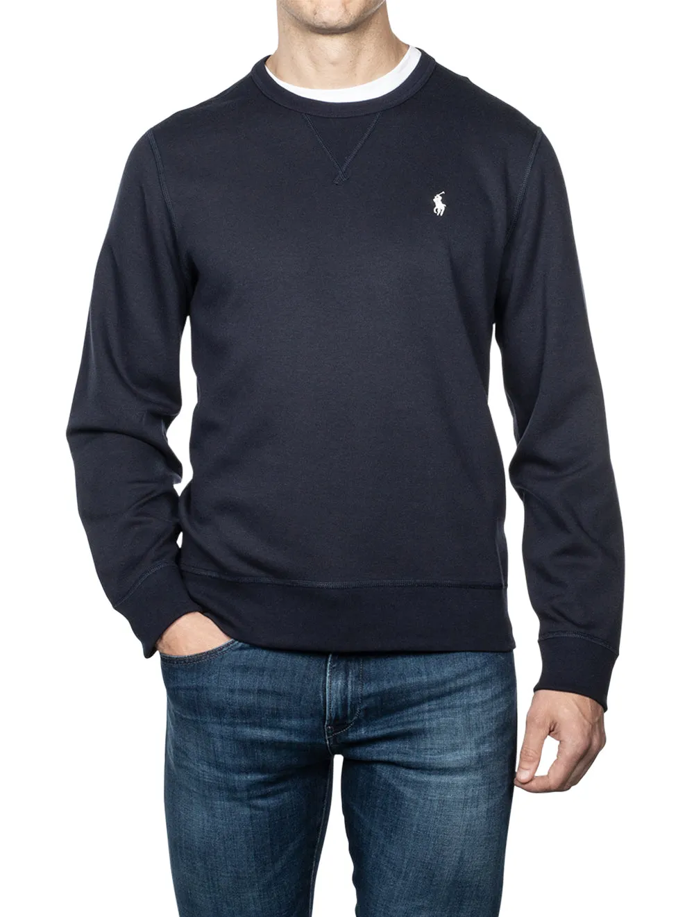 Double-Knit Sweatshirt Navy