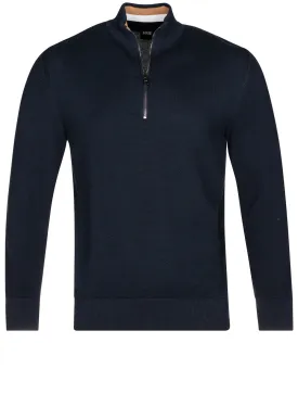 Ebrando Half Zip Sweater Navy