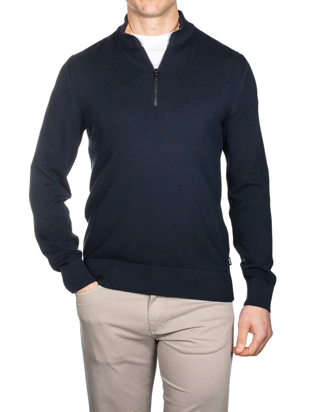 Ebrando Half Zip Sweater Navy