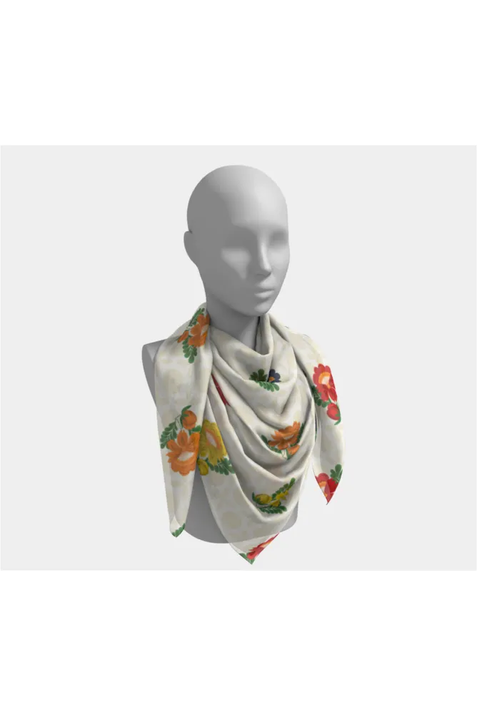 Floral Moments Square Scarf