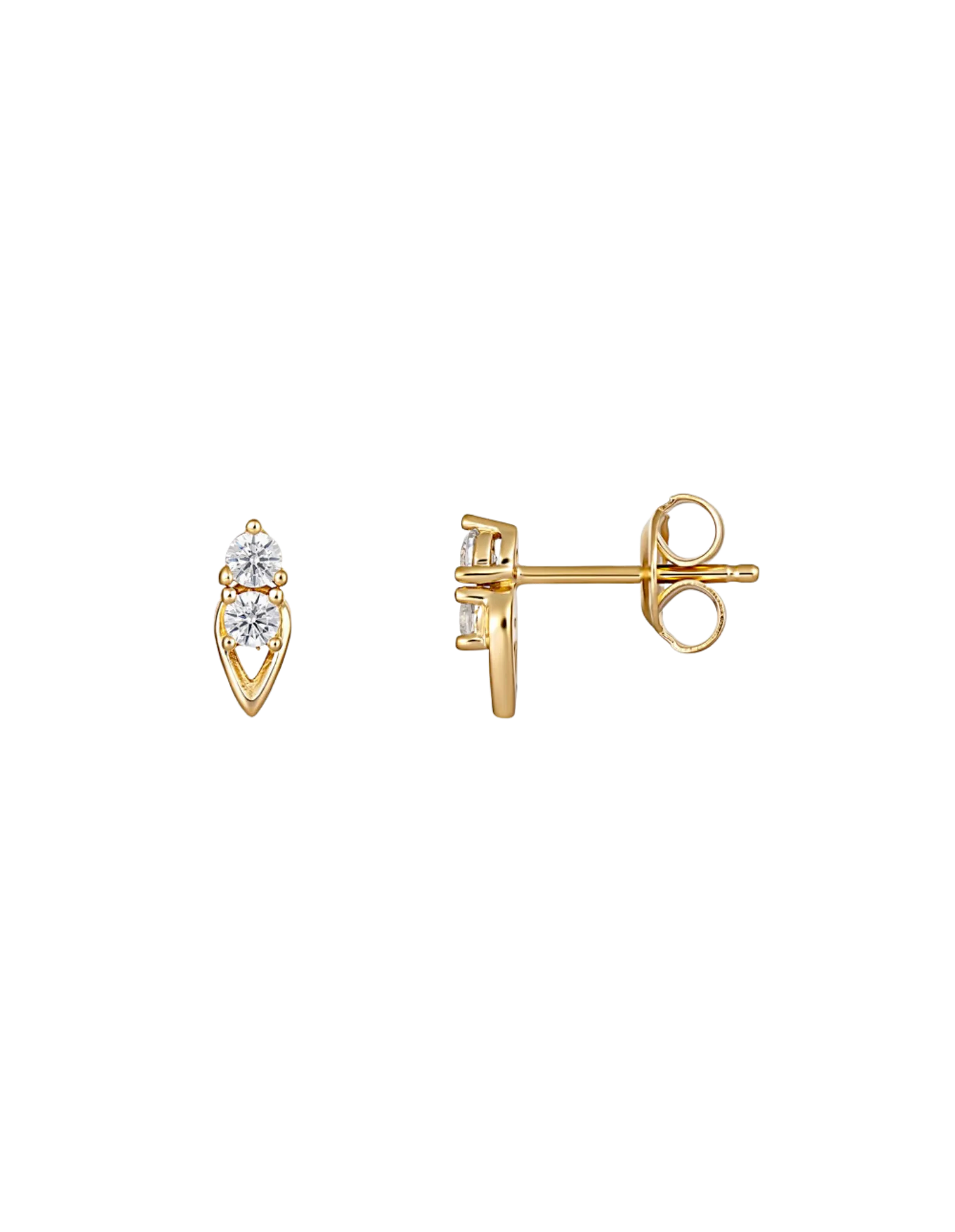 Georgini Heirloom Keepsake Earrings - Gold