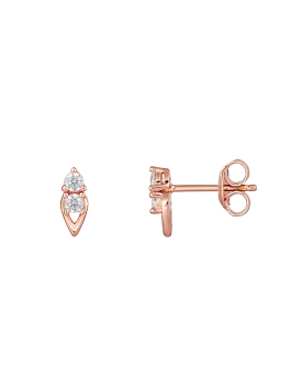 Georgini Heirloom Keepsake Earrings - Rose Gold