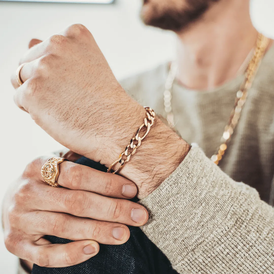 Gold Figaro Bracelets