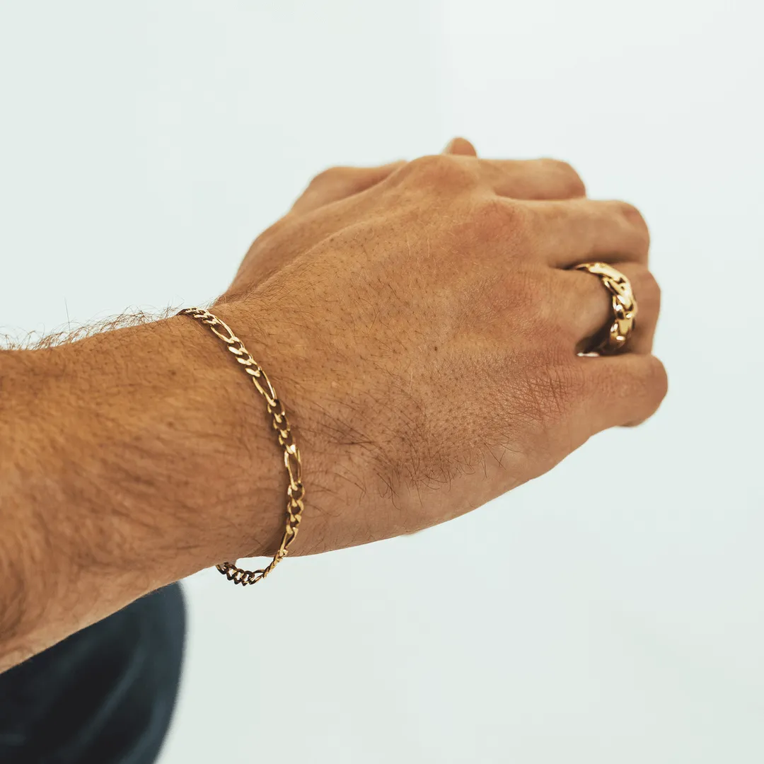 Gold Figaro Bracelets