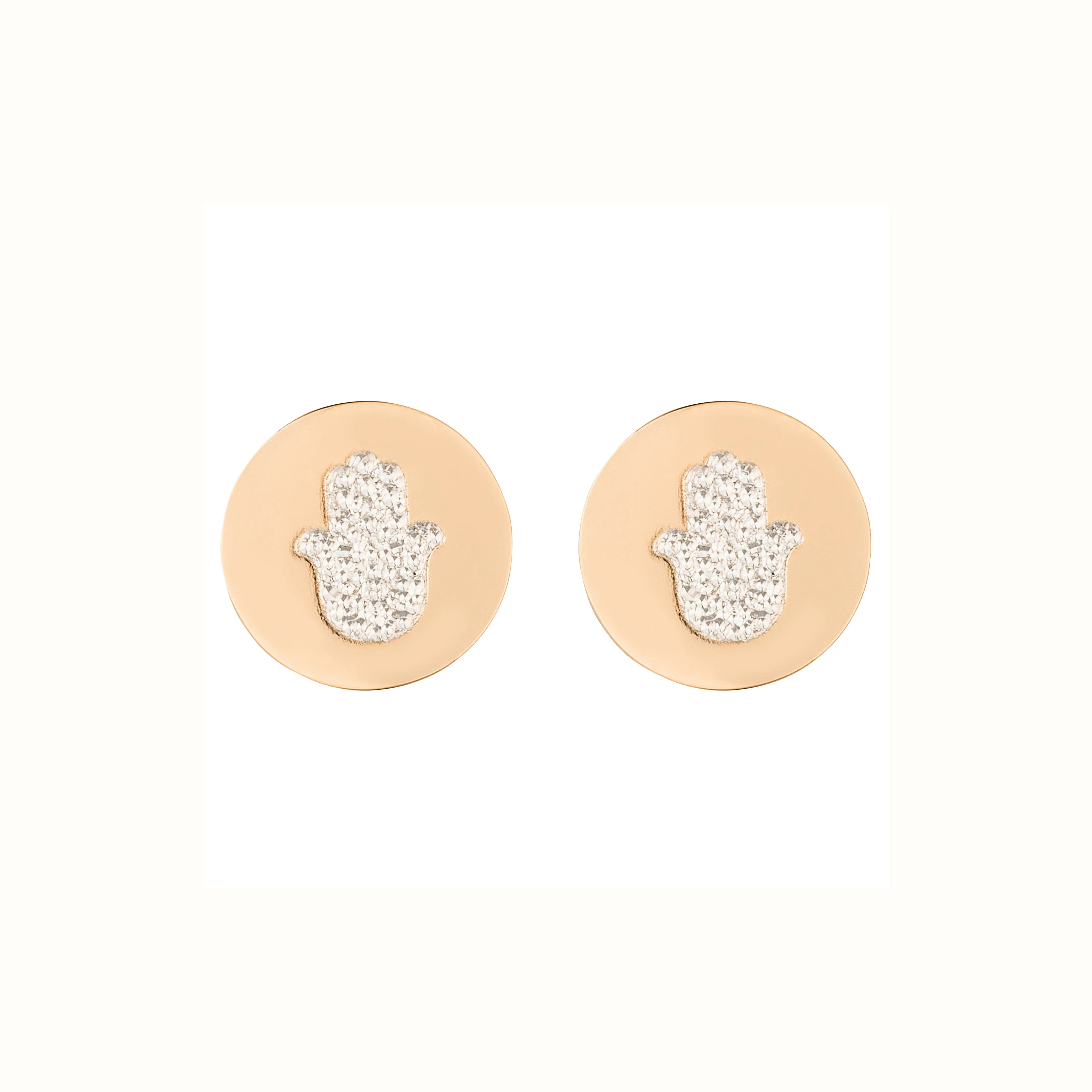 Hamsa 0.8 Stud Earrings