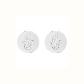 Hamsa 0.8 Stud Earrings