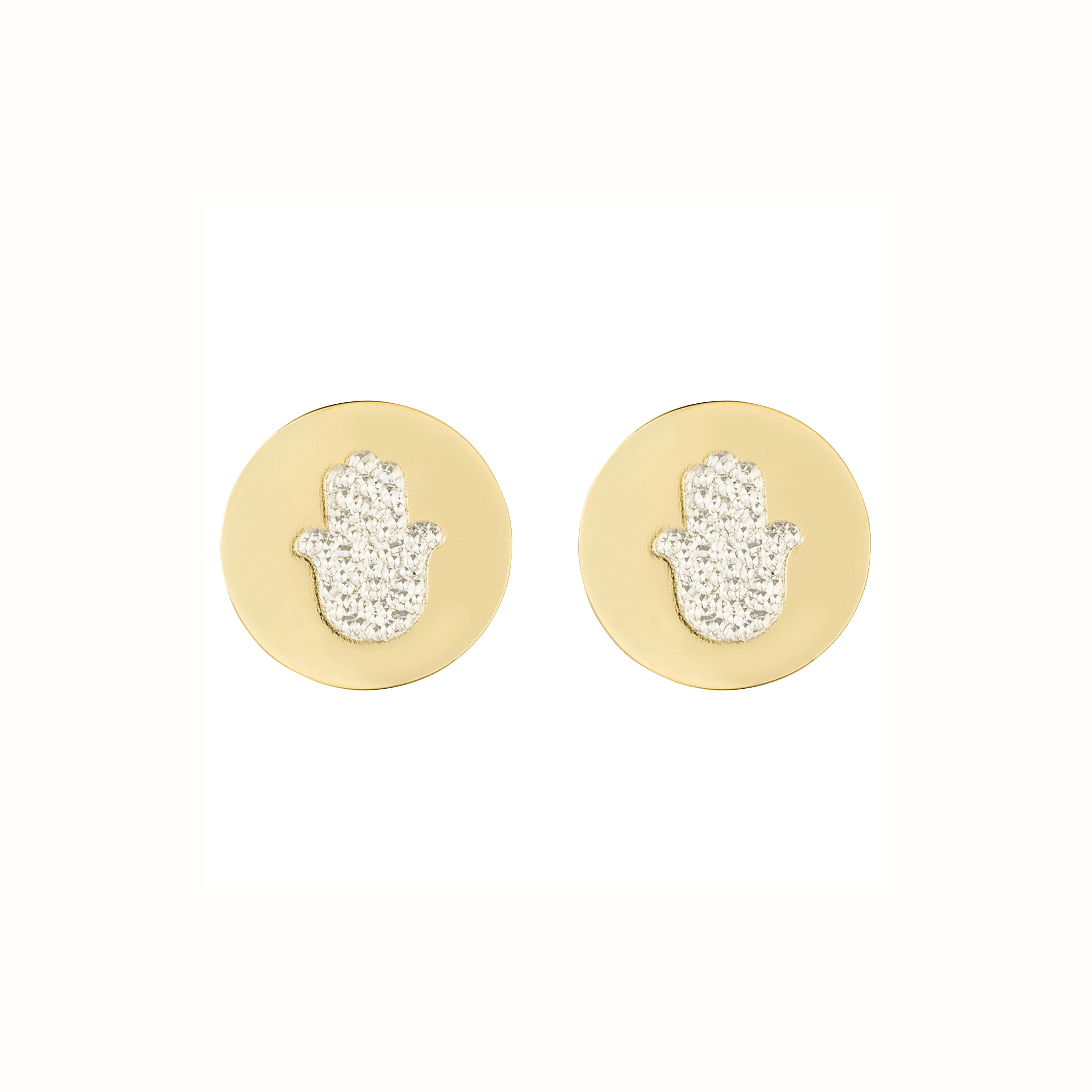 Hamsa 0.8 Stud Earrings