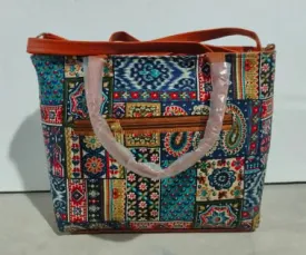 Handled Printed Shopping Bag for women