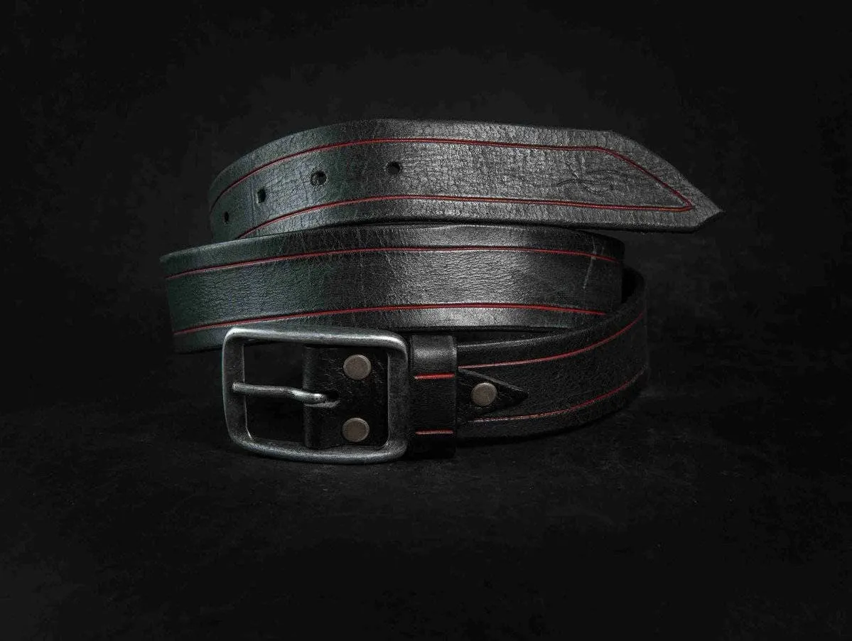 Handmade Leather Mens Belt - Fashionable Accessory Gift for Father or Him - Christmas or Fathers Day Present