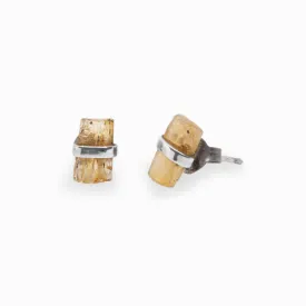 Imperial Topaz Stud Earrings