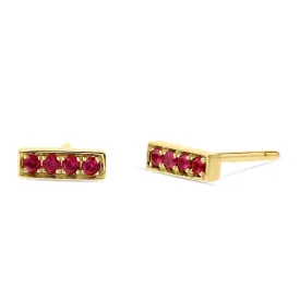 Kimberly Collins Ruby Line Studs