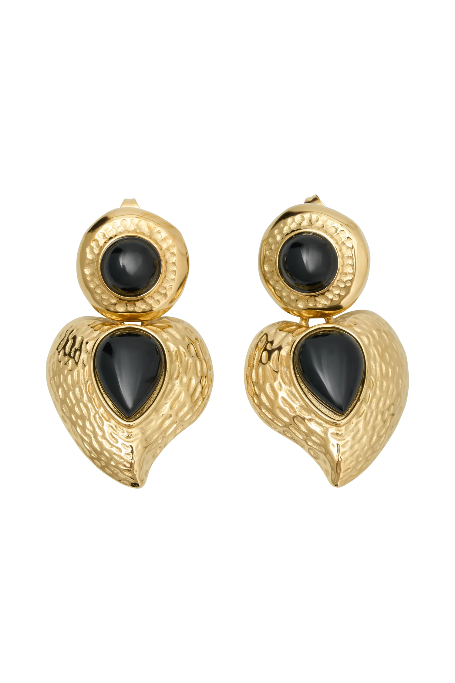 Lillian Vintage Drop Earrings - Gold