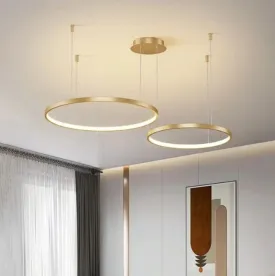 Luna Two Rings Ceiling Light