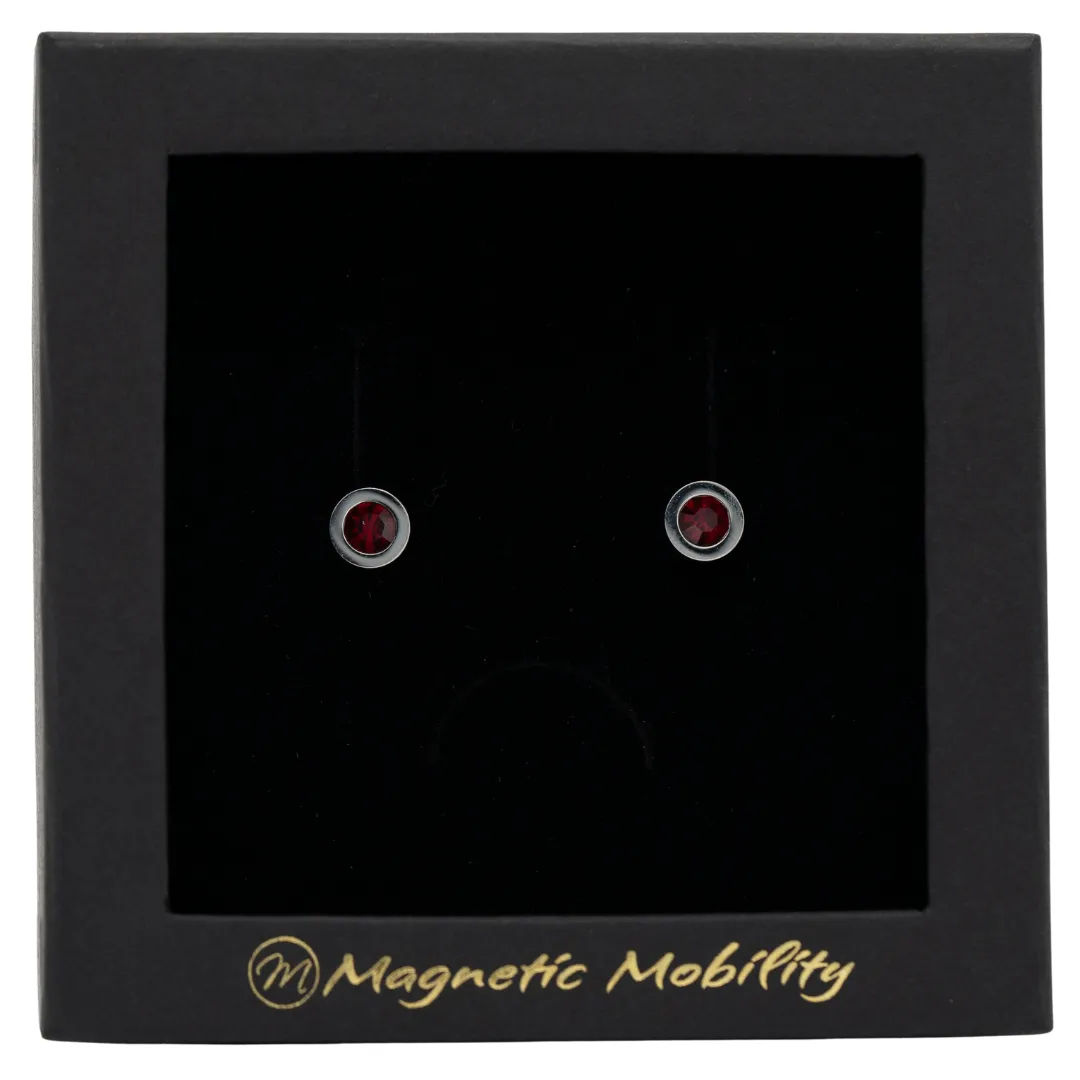 Magnetic Stud Earrings: Birthstones | Magnetic Mobility