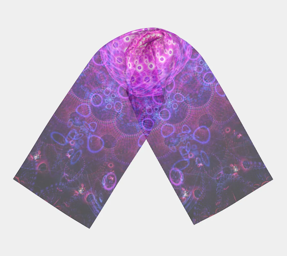 Mandala Iris Long Scarf | Cameron Gray