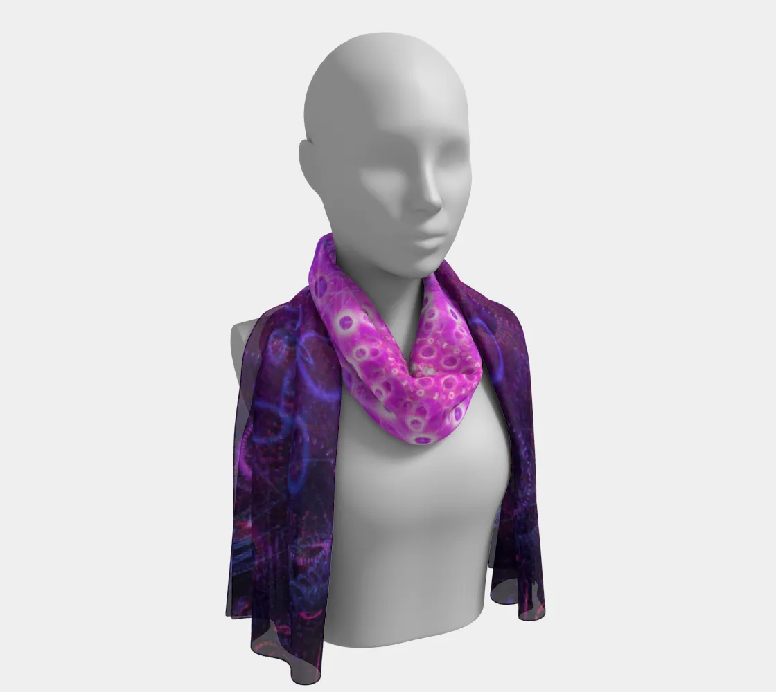 Mandala Iris Long Scarf | Cameron Gray