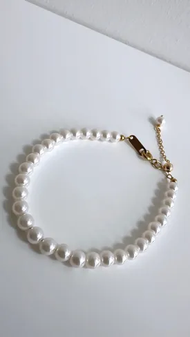 Matilda - Pearl Gold Bracelet