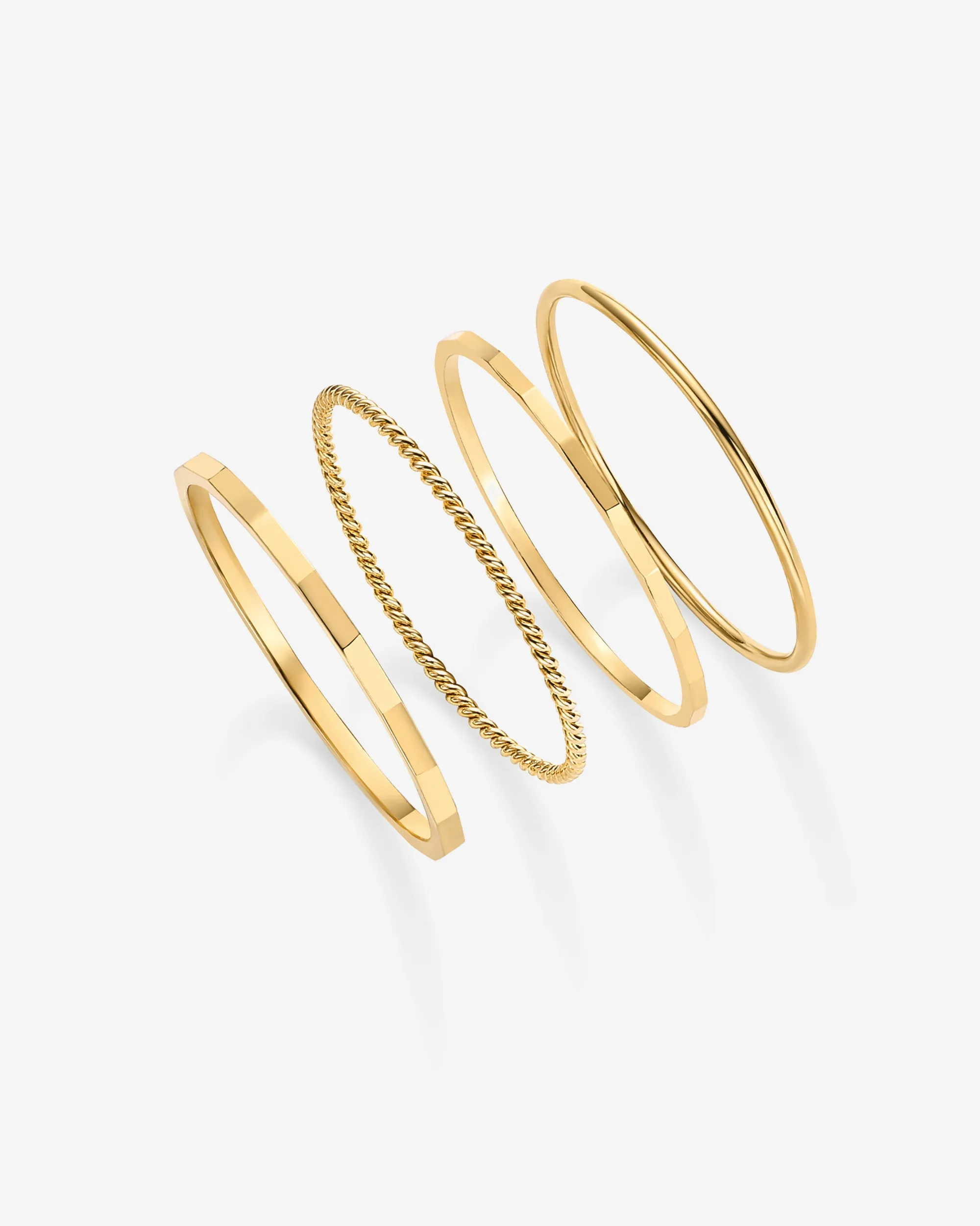 Minimalist Stacking Ring Set